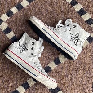 Studded Converse All Star Hi-Tops